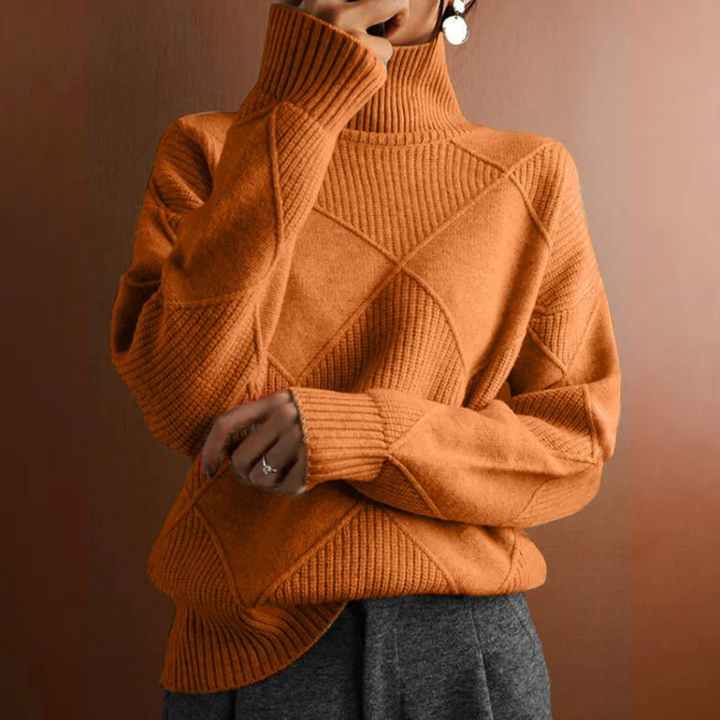 JOSIE⎮STRUCTURED TURTLENECK SWEATER